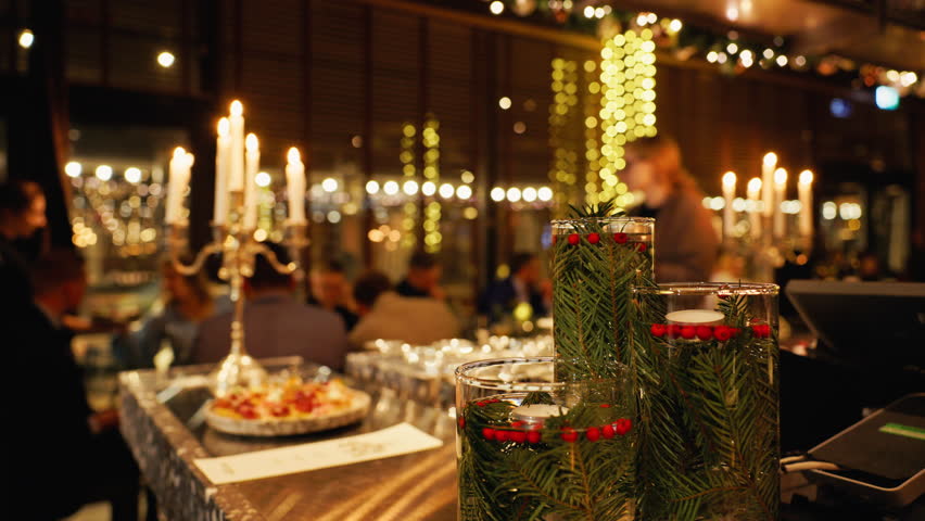 Experience an Elegant Dining Setup for your Holiday Celebration presented in stunning 4K resolution