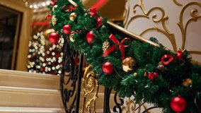 Beautiful and Elegant Christmas Decorations Featuring Festive Garland and Glowing Trees for the Holidays - Powered by Shutterstock - Get 15% off with code: PIKWIZARD15