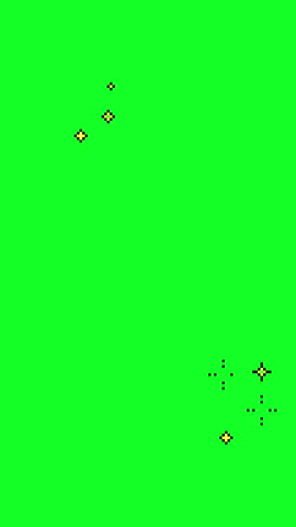 Vertical Video Abstract Pixelated Dots Fireworks Exploding on Green Screen. New Year, Holiday Fireworks in Pixel Art Retro Style. For all fans of pixel art and retro video games	
