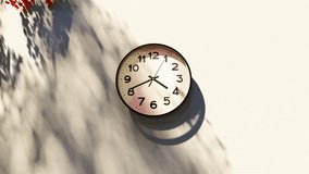 Wall clock is turning time-lapse - Powered by Shutterstock - Get 15% off with code: PIKWIZARD15