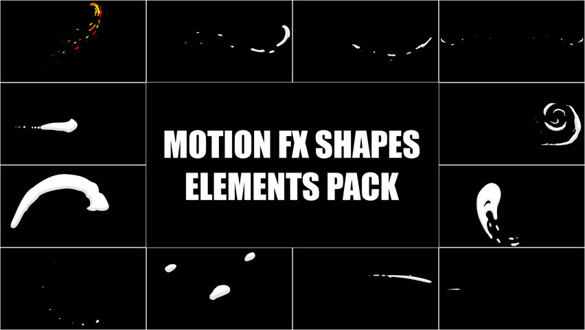 Motion Fx Shapes Elements Pack