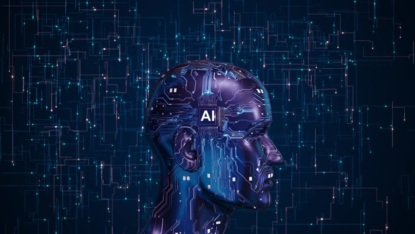 Ai brain technology infographic background. Futuristic artificial intelligence mind design. Connecting idea innovation concept. Machine learning connect genius human Medicine. 3D Illustration - Powered by Shutterstock - Get 15% off with code: PIKWIZARD15