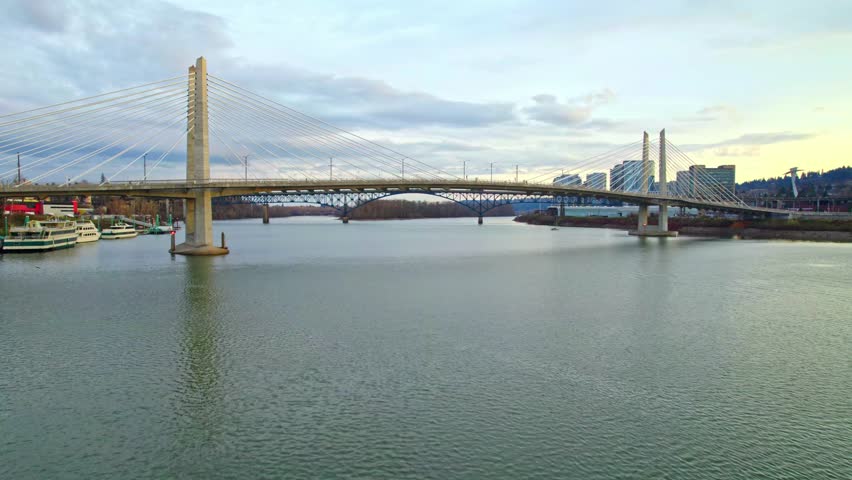 Portland, Oregon, USA, beautiful sunset, Pacific Northwest