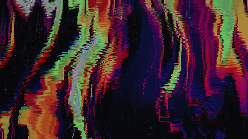 Abstract color background animation with flowing water reflection effect. 4K quality