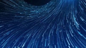 Big data abstract technology Matrix background, light data waving animation. digital landscape particle. Crypto currency, data flow. Transferring Artificial Intelligence Quantum Computer, block chain - Powered by Shutterstock - Get 15% off with code: PIKWIZARD15