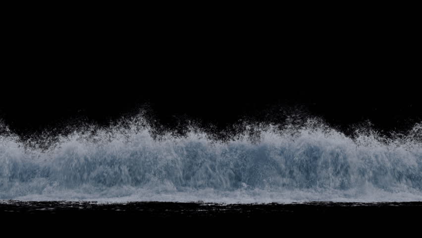 tsunami static video footage, ready to use in movies and cg compositions, 3d high quality sea storm, hurricane