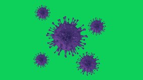 Virus higher quality video green screen 4k, Easy editable green screen video, high quality vector 3D illustration. Top choice - Powered by Shutterstock - Get 15% off with code: PIKWIZARD15