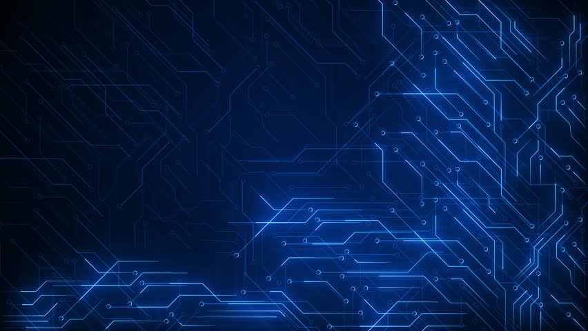 Abstract AI innovation background polygonal microchip AI chip technology electronic circuit board texture. Artificial intelligence electronic board. Communication engineering processor wireframe 3D 4K