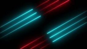 	
Abstract red and blue neon lights animated on a dark background.Neon lights glowing futuristic trendy red color seamless neon light line technology motion background.colorful neon line	 - Powered by Shutterstock - Get 15% off with code: PIKWIZARD15