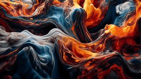 Colorful marble liquid flow has unique and beautiful golden sand line pattern. Abstract liquid background, liquid paint, water ripple wave, natural colored liquid. 4K - Powered by Shutterstock - Get 15% off with code: PIKWIZARD15