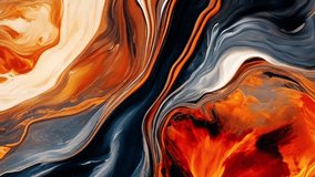 Colorful marble liquid flow has unique and beautiful golden sand line pattern. Abstract liquid background, liquid paint, water ripple wave, natural colored liquid. 4K - Powered by Shutterstock - Get 15% off with code: PIKWIZARD15