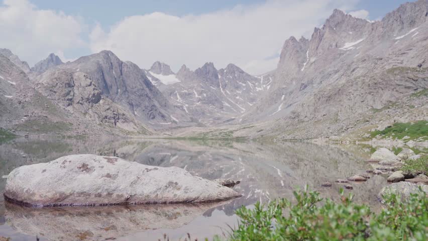 Beautiful Titcomb Basin in Wind River Range Pinedale Wyoming