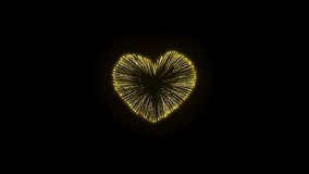 A vibrant animation of colorful heart fireworks in red, yellow, purple, and blue variations, ideal for overlays or festive scenes. - Powered by Shutterstock - Get 15% off with code: PIKWIZARD15