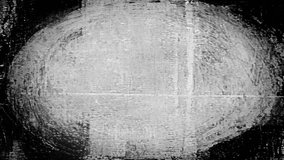 Textured black-and-gray oval vignette grunge background with faded crosshatch lines, distressed paper surface, scratches, and analog vintage print aesthetic - Powered by Shutterstock - Get 15% off with code: PIKWIZARD15