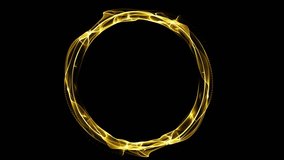 Beautiful luxury Gold light sparkling particles explosion. sphere ball with glitter sparkles for award event. Digital Art. Computer animation. Modern - Powered by Shutterstock - Get 15% off with code: PIKWIZARD15