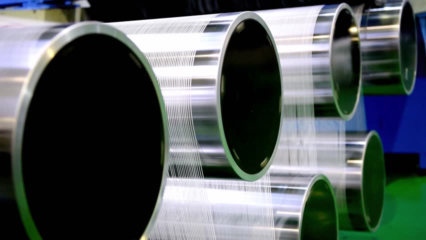 Packaging bag production workshop, The production workshop of woven belt, A factory workshop where textile belts are produced