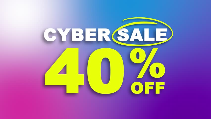 Cyber monday sale up to 40 percent off