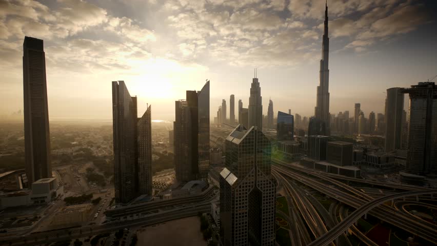 Ethereal Silhouette Quality of Skyscrapers Real Estate Buildings