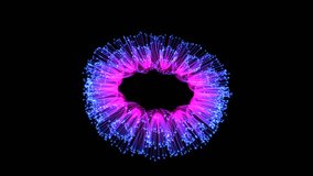 The abstract shapes seem to pulse and throb with life as they move and rotate - Powered by Shutterstock - Get 15% off with code: PIKWIZARD15