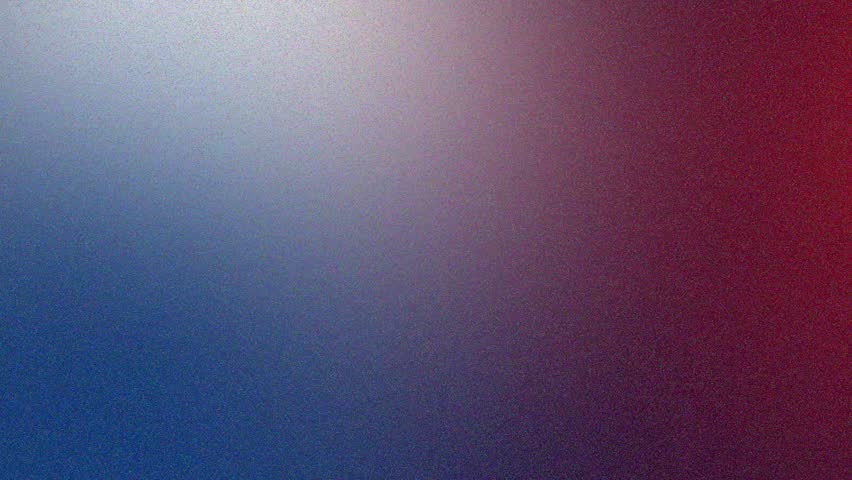 Animated red, white and blue gradient texture blending with a subtle grainy effect. Perfect for abstract background, 4th of july, veterans day, martin luther king jr day, memorial day and patriotic.