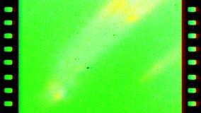  2d animated green screen film roll strips with black frame moving vertically up to down, background, old tv noise effect filter chroma key negative texture, motion design animation overlay alpha laye - Powered by Shutterstock - Get 15% off with code: PIKWIZARD15