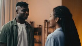 Happy African American couple embraces, celebrating family love and togetherness - Powered by Shutterstock - Get 15% off with code: PIKWIZARD15