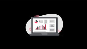 Business Graph Report Analysis Concept Animation Video - Transparent - Powered by Shutterstock - Get 15% off with code: PIKWIZARD15