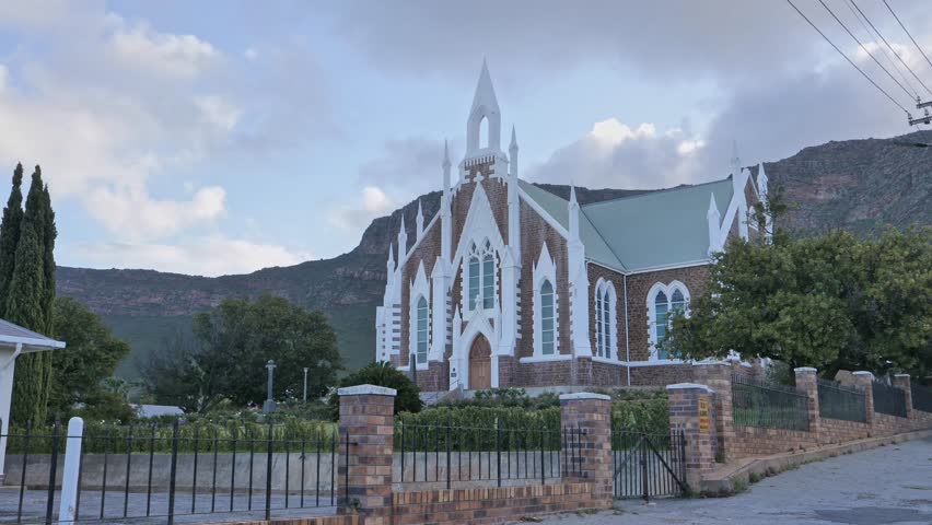 Dutch Reformed Church in Piketberg, Western Cape, South Africa. Static