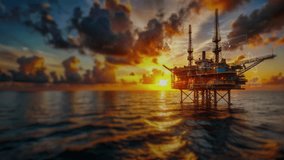 Oil rig platform using automation system for monitoring and controlling process - Powered by Shutterstock - Get 15% off with code: PIKWIZARD15