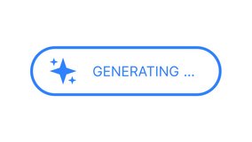 Generate AI button animation. artificial intelligence motion. Machine learning generation process. Click to generate text and image prompt. - Powered by Shutterstock - Get 15% off with code: PIKWIZARD15