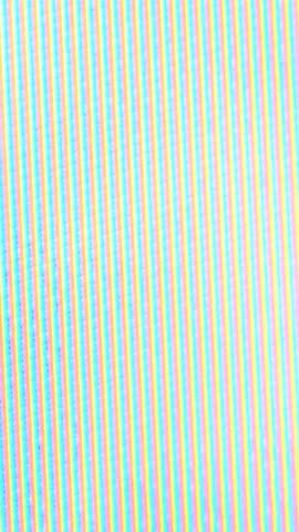 Close up view at a plasma tv while showing white noise