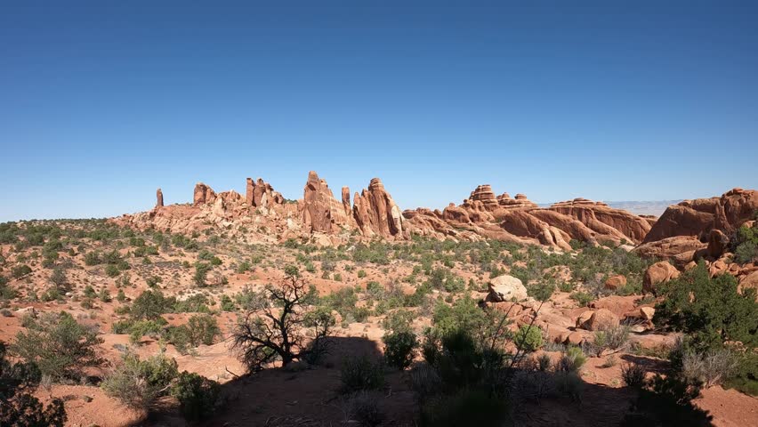 Beautiful landscape of Arches National Park