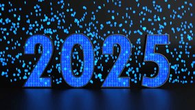 Digital 2025 with Binary Code, New Year Concept - Powered by Shutterstock - Get 15% off with code: PIKWIZARD15