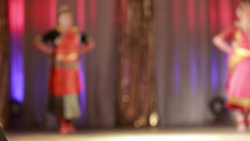 Texture blur and defocus, Сoncert show belly dance.