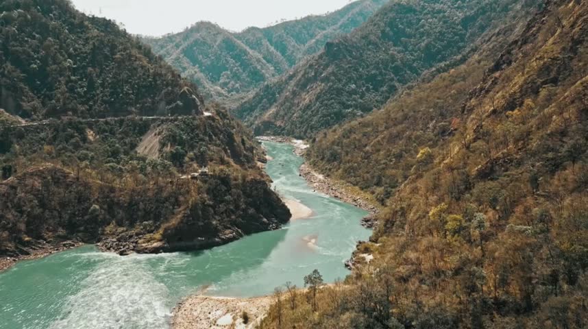 Serenity of the Flowing River: A Journey Through Nature