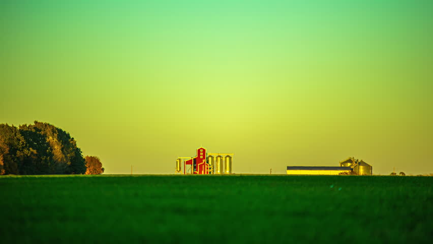 Yellow fusion Sun movement time lapse