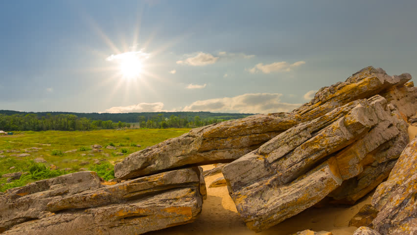 stony hills time lapse scene