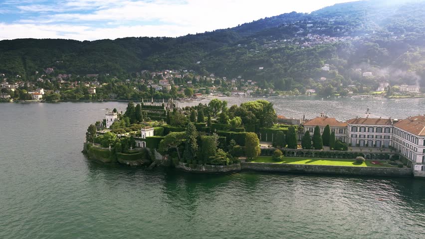 Borromean Islands near Stresa and Arona on Lake Maggiore
Numerous fauna are also present on the Isola Madre