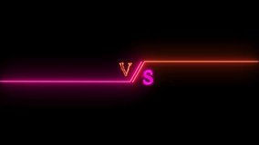 Versus Animation, Vs text fire Animation, versus match Animation. - Powered by Shutterstock - Get 15% off with code: PIKWIZARD15