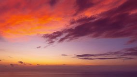 High quality 4K Time lapse of Majestic sunset or sunrise landscape Amazing light of nature cloudscape sky and Clouds moving away rolling 4k colorful sunset light dramatic clouds,Footage sky timelapse - Powered by Shutterstock - Get 15% off with code: PIKWIZARD15