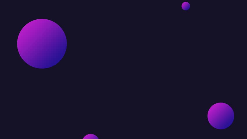 Animation of enchanting dark background filled with colorful celestial elements, including stars and planets, creating a whimsical and dreamy atmosphere