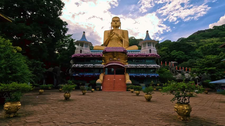 Rangiri Dambulla Golden temple, Sri Lanka