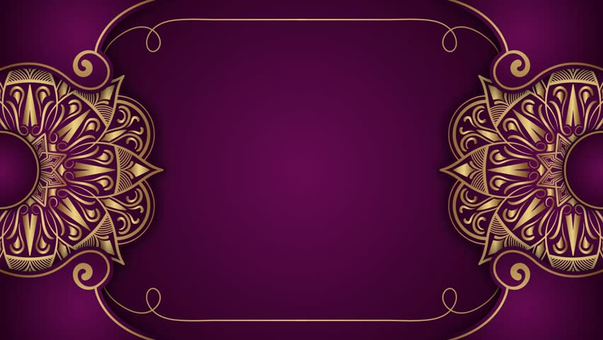 motion background, with golden mandala ornament	 - Powered by Shutterstock - Get 15% off with code: PIKWIZARD15