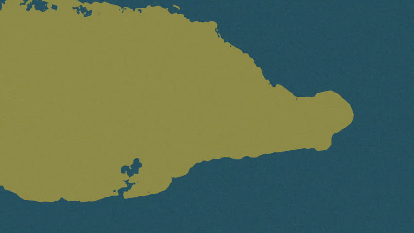 Guantanamo region, Cuba, extruded. Pattern