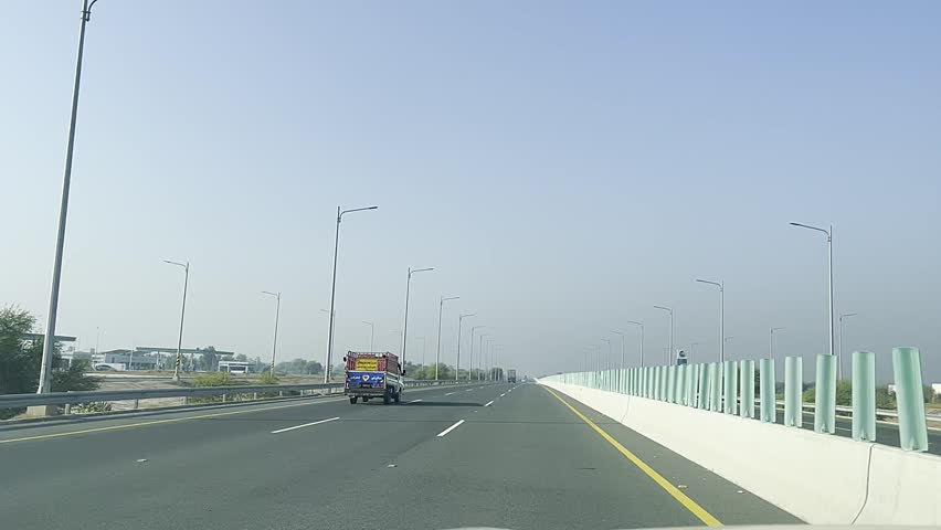 View of beautiful landscape of rural areas in Sindh, Pakistan on October 18, 2024.