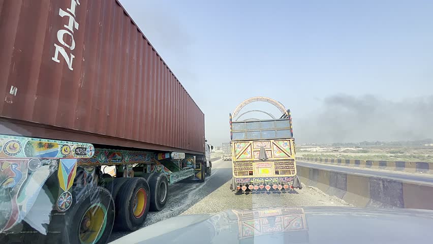 View of beautiful landscape of rural areas in Sindh, Pakistan on October 18, 2024.