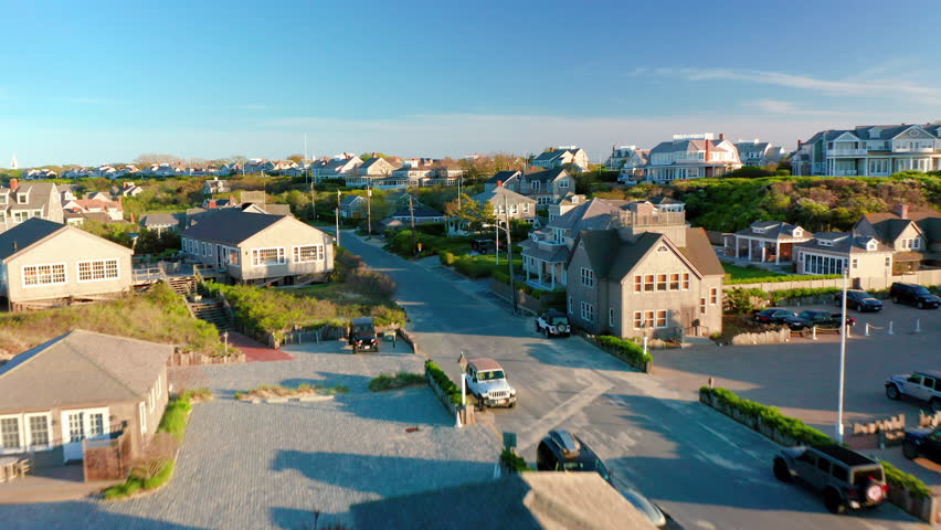 Aerial View of Nantucket Homes