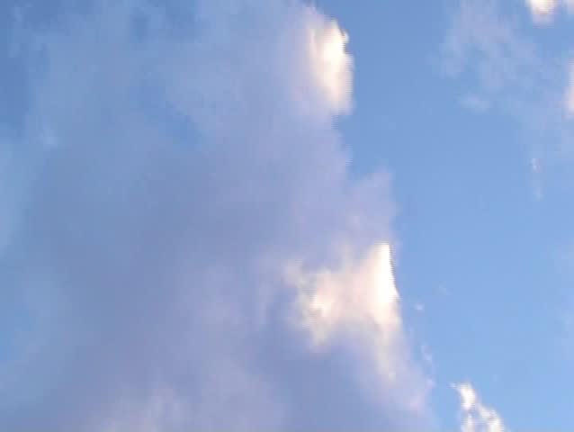 High speed clouds passing by