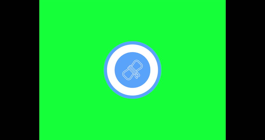 Adventure Rope 3d Icon. Animated Icon Related to Adventure Rope. Adventure Rope Icon Animation Isolated On Green Screen.