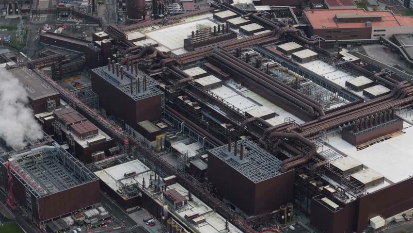 Fabrication Plants Of Intel Ireland, Irish Subsidiary of the U.S.-based Semiconductor Giant, Intel In Collinstown, Kildare, Ireland. - aerial shot